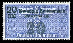 Nazi Currency Exchange 20 RM Revenue